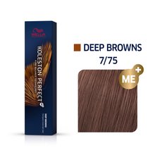 Wella Professionals Koleston Perfect Me+ Deep Browns vopsea profesională permanentă pentru păr 7/75 60 ml