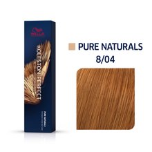 Wella Professionals Koleston Perfect Me Pure Naturals profesjonalna permanentna farba do włosów 8/04 60 ml