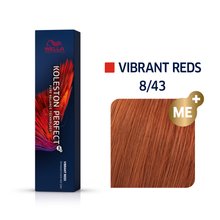 Wella Professionals Koleston Perfect Me+ Vibrant Reds professzionális permanens hajszín 8/43 60 ml