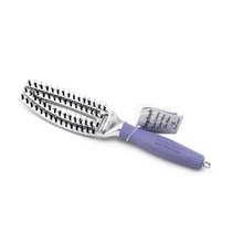 Olivia Garden Fingerbrush Combo Small Violet kartáč na vlasy s nylonovými a kančími štětinami