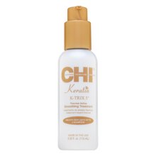 CHI Keratin K-Trix 5 Thermal Active Smoothing Treatment gladmakende styling lotion voor stug en weerbarstig haar 115 ml