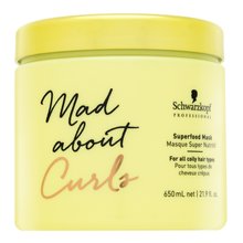 Schwarzkopf Professional Mad About Curls Superfood Mask vyživující maska pro kudrnaté vlasy 650 ml