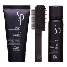 Wella Professionals SP Men Gradual Tone Brown sada pro navrácení přirozené barvy vlasů DAMAGE BOX 60 ml