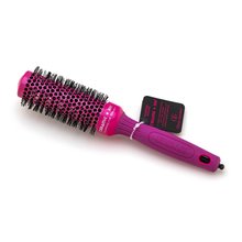 Olivia Garden Ceramic+Ion Tourmalin Pink Brush kefa na vlasy 35 mm