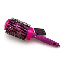 Olivia Garden Ceramic+Ion Tourmalin Pink Brush kefa na vlasy 55 mm