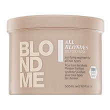 Schwarzkopf Professional BlondMe All Blondes Detox Mask maschera rinforzante per capelli biondi 500 ml