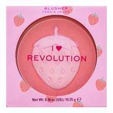 I Heart Revolution Fruity Blusher Strawberry fard de obraz sub forma de pudra 9,5 g