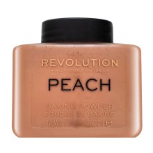 Makeup Revolution Baking Powder Peach pudră pentru o piele luminoasă și uniformă 32 g