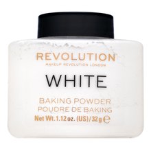 Makeup Revolution Baking Powder White púder pre zjednotenú a rozjasnenú pleť 32 g