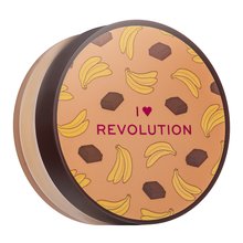 I Heart Revolution Baking Powder Chocolate Banana púder az egységes és világosabb arcbőrre 22 g