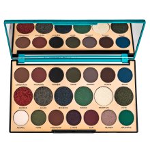 Makeup Revolution Precious Stone Eyeshadow Palette - Emerald paletka očních stínů 12 g