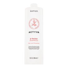 Kemon Actyva P Factor Shampoo Champú nutritivo Para el adelgazamiento del cabello 1000 ml