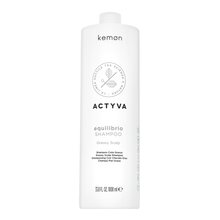 Kemon Actyva Equilibrio Shampoo tisztító sampon gyorsan zsírosodó hajra 1000 ml