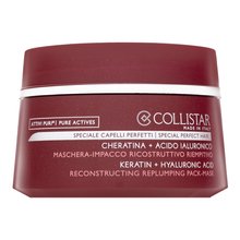 Collistar Special Perfect Hair Keratin+Hyaluronic Acid Mask regeneráló kreatin kúra nagyon sérült hajra 200 ml
