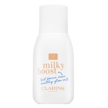 Clarins Milky Boost Foundation тонизираща и овлажняваща емулсия за уеднаквена и изсветлена кожа 01 Cream 50 ml