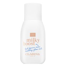 Clarins Milky Boost Foundation tonisierende Feuchtigkeitsemulsion für eine einheitliche und aufgehellte Gesichtshaut 02 Nude 50 ml