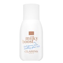 Clarins Milky Boost Foundation тонизираща и овлажняваща емулсия за уеднаквена и изсветлена кожа 04 Auburn 50 ml