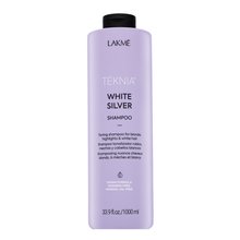 Lakmé Teknia White Silver Shampoo neutralizujúci šampón pre platinovo blond a šedivé vlasy 1000 ml