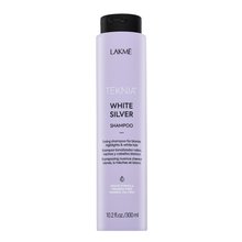 Lakmé Teknia White Silver Shampoo neutralizujúci šampón pre platinovo blond a šedivé vlasy 300 ml