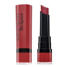 Bourjois Rouge Velvet The Lipstick 04 Hip Hip Pink barra de labios de larga duración Para un efecto mate 2,4 g