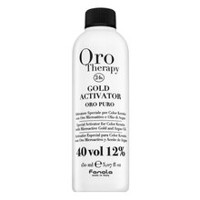 Fanola Oro Therapy 24k Gold Activator Oro Puro vyvíjecí emulze pro všechny typy vlasů 12% 40 Vol. 150 ml