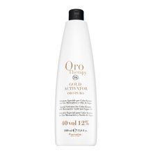 Fanola Oro Therapy 24k Gold Activator Oro Puro vyvíjecí emulze pro všechny typy vlasů 12% 40 Vol. 1000 ml