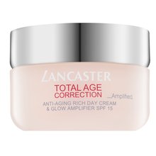 Lancaster Total Age Correction Amplified Anti-Aging Rich Day Cream & Glow Amplifier SPF15 vyživující krém proti vráskám 50 ml