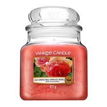 Yankee Candle Sun-Drenched Apricot Rose vela perfumada 411 g