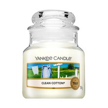 Yankee Candle Clean Cotton ароматна свещ 104 g