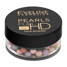 Eveline Pearls Full HD 16h Face Powder tónovací perly na tvář pro sjednocenou a rozjasněnou pleť 6 ml