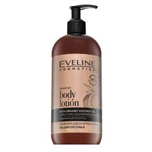 Eveline Organic Gold Coconut Oil Body Lotion telové mlieko s hydratačným účinkom 500 ml