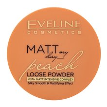 Eveline Matt My Day Peach Loose Powder пудра за матов ефект 6 g