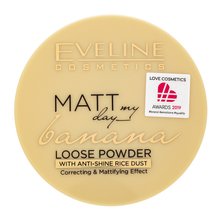 Eveline Matt My Day Banana Loose Powder púder matt hatású 6 g
