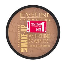 Eveline Make-Up Art Anti-Shine Complex Pressed Powder puder za ujednačenu i prosvijetljenu kožu 37 Warm Beige 14 g