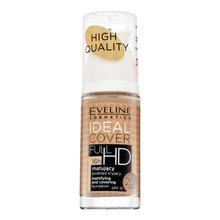 Eveline Ideal Cover FullHD SPF10 Foundation dlouhotrvající make-up pro sjednocenou a rozjasněnou pleť 201 Ivory 30 ml