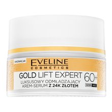 Eveline Gold Lift Expert Luxurious Rejuvenating Cream Serum 60+ crema de fortalecimiento efecto lifting antiarrugas 50 ml