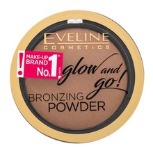 Eveline Glow And Go! Bronzing Powder Bräunungspuder für eine einheitliche und aufgehellte Gesichtshaut 01 Go Hawaii 8,5 g