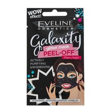 Eveline Galaxity Glitter Mask Peel-Off Starry Nights exfoliační maska pro sjednocenou a rozjasněnou pleť 10 ml