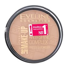 Eveline Make-Up Art Anti-Shine Complex Pressed Powder Polvo para piel unificada y sensible 34 Medium Beige 14 g