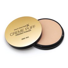 Max Factor Creme Puff Pressed Powder pudr pro sjednocenou a rozjasněnou pleť 13 Nouveau Beige 21 g