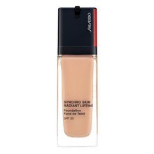 Shiseido Synchro Skin Radiant Lifting Foundation SPF30 - 220 hosszan tartó make-up az egységes és világosabb arcbőrre 30 ml