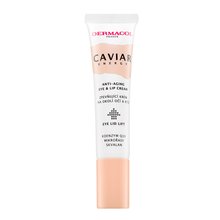 Dermacol Caviar Energy Anti-Aging Eye & Lip Cream Feszesítő szilárdító krém A szem és az ajkak körüli bőr sűrűségének helyreállítása 15 ml