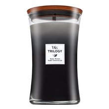 Woodwick Trilogy Warm Woods vela perfumada 610 g