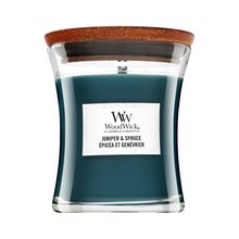 Woodwick Juniper & Spruce świeca zapachowa 85 g