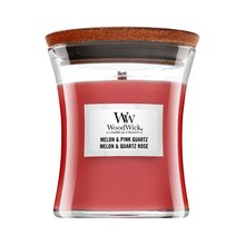 Woodwick Melon & Pink lumânare parfumată 85 g