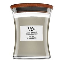 Woodwick Fireside vela perfumada 275 g