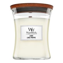 Woodwick Linen lumânare parfumată 275 g