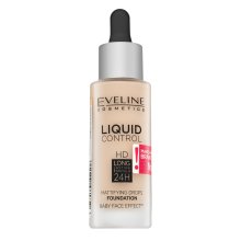 Eveline Liquid Control HD Mattifying Drops Foundation 005 Ivory make-up 32 ml