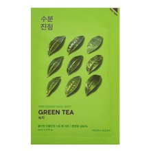 Holika Holika Pure Essence Mask Sheet Green Tea linnen masker tegen roodheid 23 g