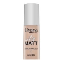 Lirene City Matt fluid 203 Smoothing Bright make-up fluid cu efect matifiant 30 ml